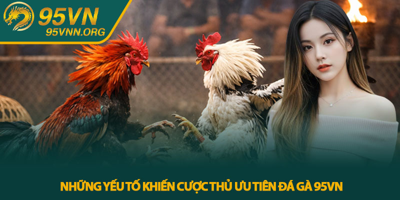 Những yếu tố khiến cược thủ ưu tiên đá gà 95VN